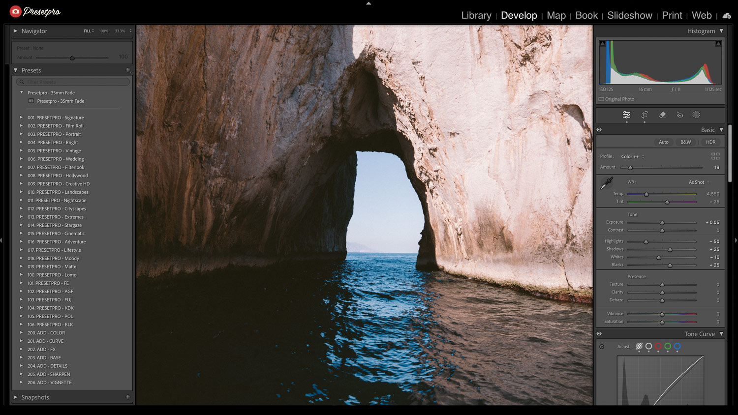 Free Lightroom Preset 35mm Fade Before After Presetpro.com