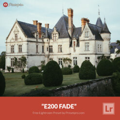 Free Lightroom Preset E200 Fade by Presetpro