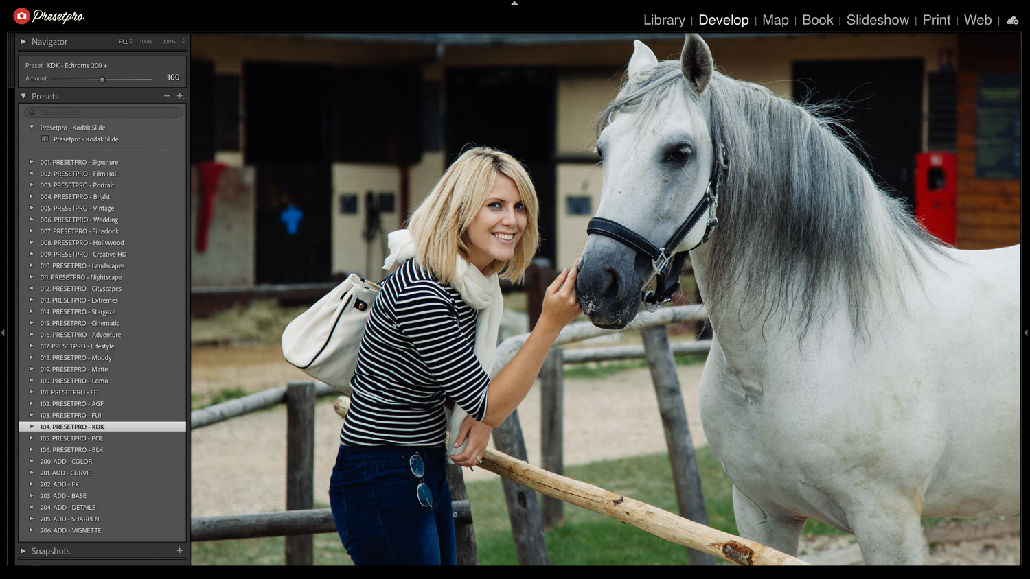 Free Lightroom Preset Kodak Slide Before After Presetpro.com